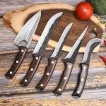 Handmade 440C Stainless Steel Kitchen Knife Set